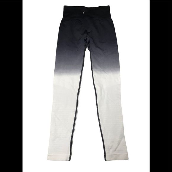 ZYIA Pants - ZYIA Active Ombre Leggings Black White size XS High Waist
